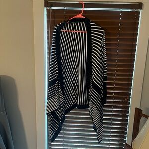 Chadwicks Blue and White Striped Cardigan